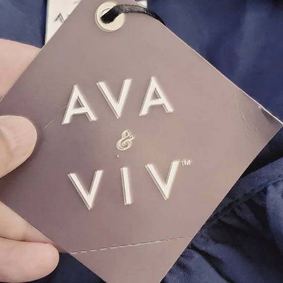 Ava & Viv Sleeveless Colorblock Tiered dress - Picture 10 of 12